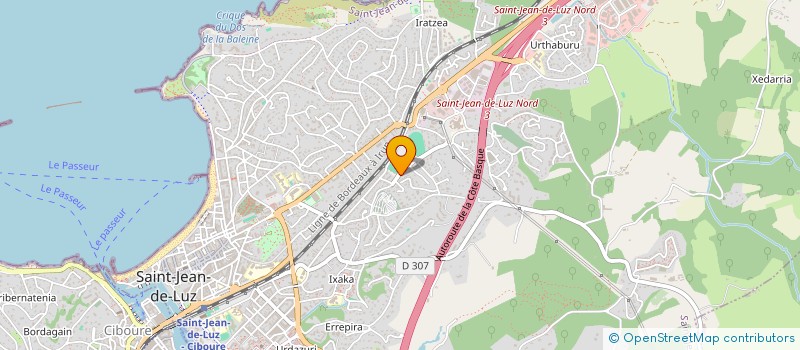 localisation de l'entreprise MADAME ANNIE GOARIN  SAINT-JEAN-DE-LUZ