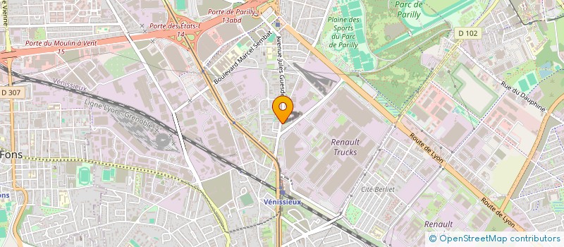 localisation de l'entreprise MADAME ANNIE GOBATTO  VENISSIEUX