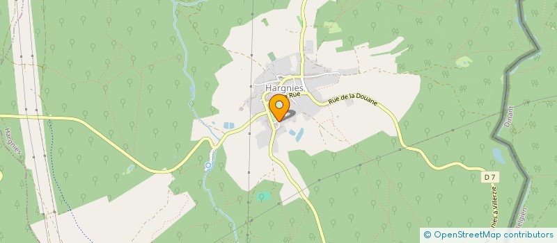 localisation de l'entreprise MADAME ANNIE GOBRAIVILLE  HARGNIES