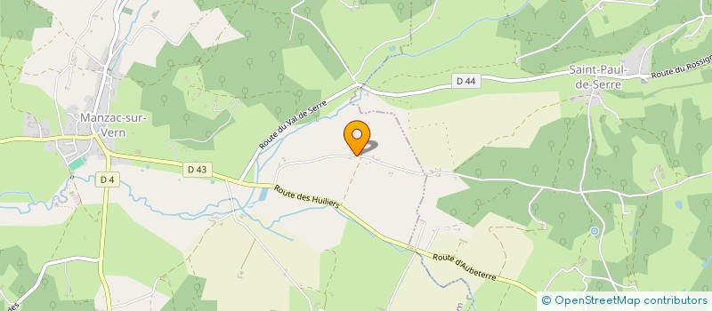 localisation de l'entreprise MADAME ANNIE GOUHIER à MANZAC-SUR-VERN