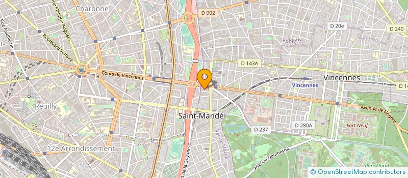 localisation de l'entreprise MADAME ANNIE GRAILLOT à SAINT-MANDE