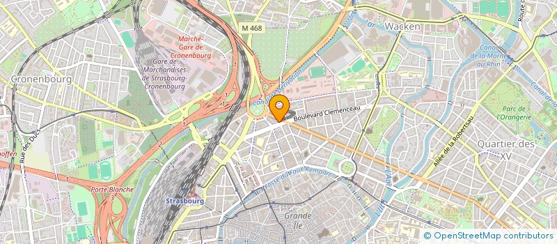 localisation de l'entreprise MADAME ANNIE GREINER à STRASBOURG