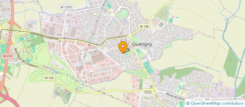 localisation de l'entreprise MADAME ANNIE GREMY à QUETIGNY