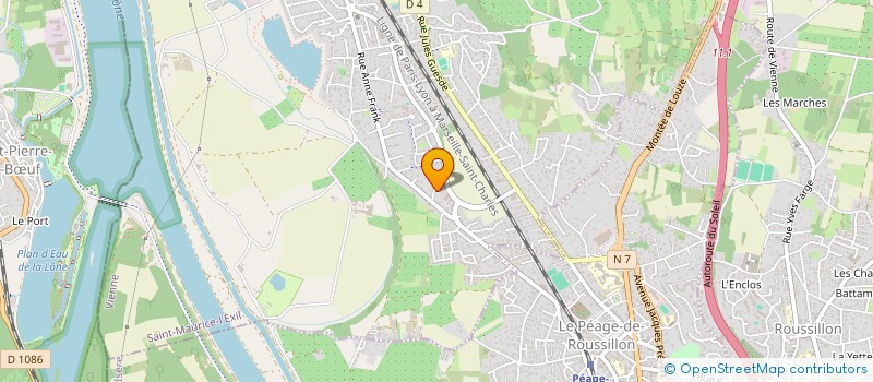 localisation de l'entreprise MADAME ANNIE GRENIER  SAINT-MAURICE-L'EXIL