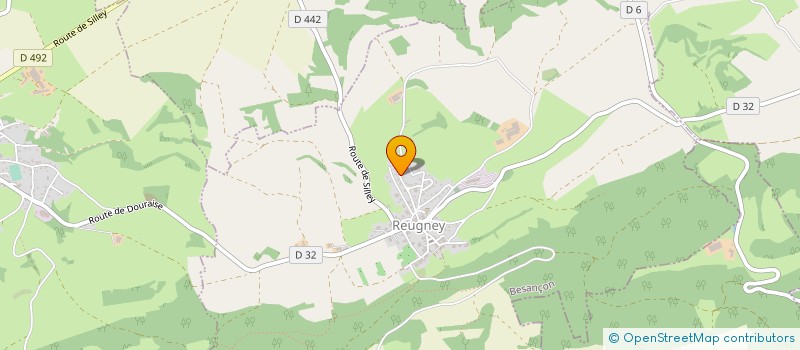 localisation de l'entreprise MADAME ANNIE GREUSARD  REUGNEY