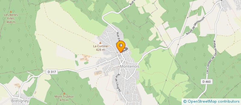 localisation de l'entreprise MADAME ANNIE GREVILLOT  MONTENOIS