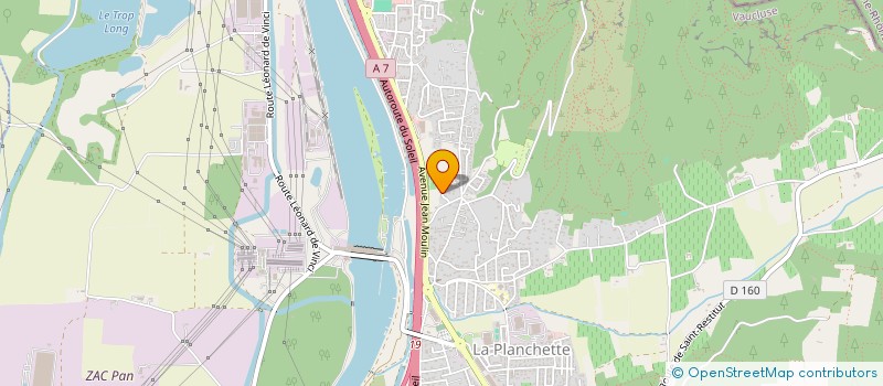 localisation de l'entreprise MADAME ANNIE GRIDELET  BOLLENE