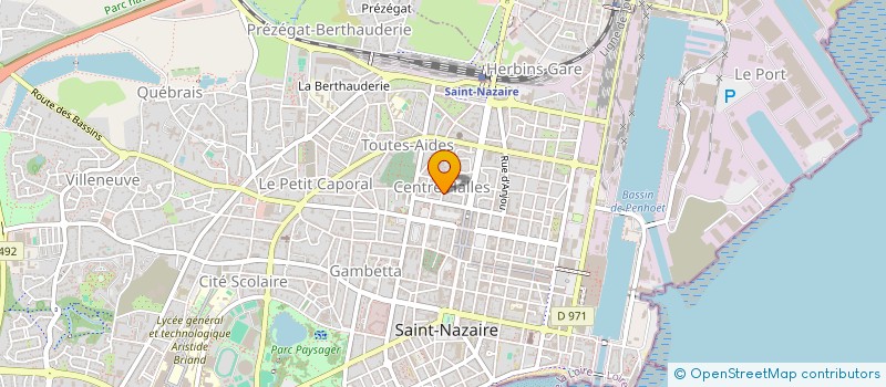 localisation de l'entreprise MADAME ANNIE GROSEIL à SAINT-NAZAIRE