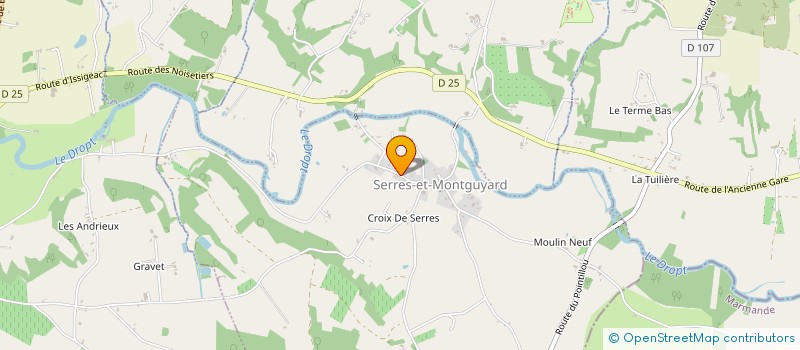 localisation de l'entreprise MADAME ANNIE GUERIN  ST AUBIN DE CADELECH