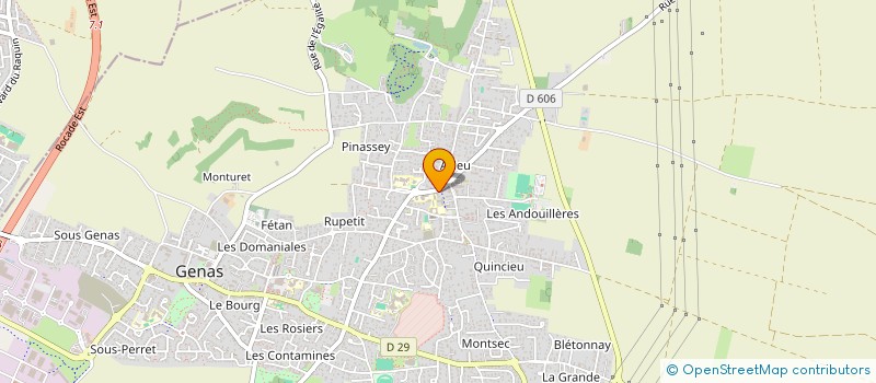 localisation de l'entreprise MADAME ANNIE GUIGARD  GENAS