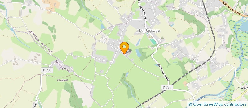 localisation de l'entreprise MADAME ANNIE GUILLAUD  LE PASSAGE