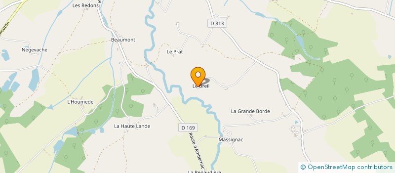 localisation de l'entreprise MADAME ANNIE GUILLON à AMBERNAC