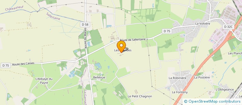 localisation de l'entreprise MADAME ANNIE GUILLOT à LA GARNACHE