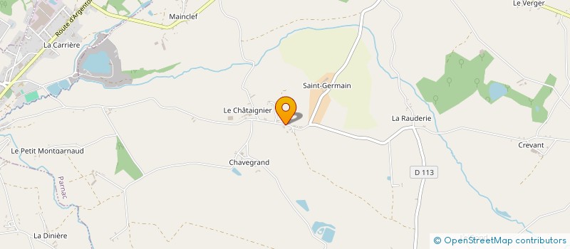localisation de l'entreprise MADAME ANNIE GUILLOT à PARNAC