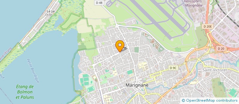 localisation de l'entreprise MADAME ANNIE GUILLOU  MARIGNANE