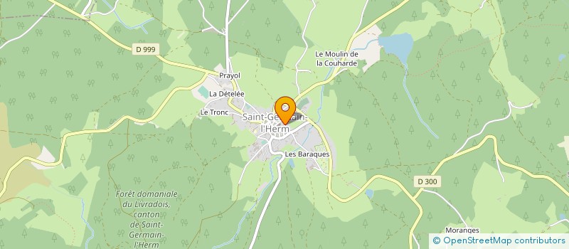 localisation de l'entreprise MADAME ANNIE GUILLY  SAINT-GERMAIN-L'HERM