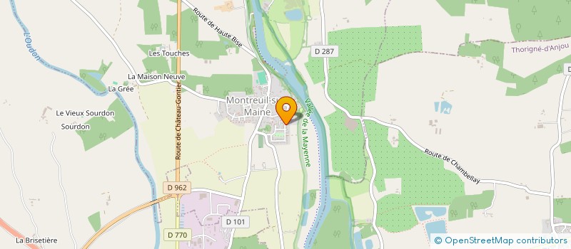 localisation de l'entreprise MADAME ANNIE GUYON  LONGUENEE-EN-ANJOU