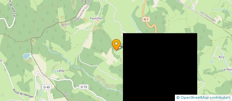 localisation de l'entreprise MADAME ANNIE GUYONNET  AFFOUX