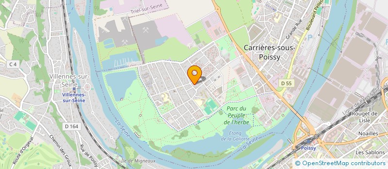 localisation de l'entreprise MADAME ANNIE GUYOT à CARRIERES-SOUS-POISSY