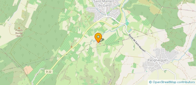 localisation de l'entreprise MADAME ANNIE GUZMAN  PARIGNARGUES