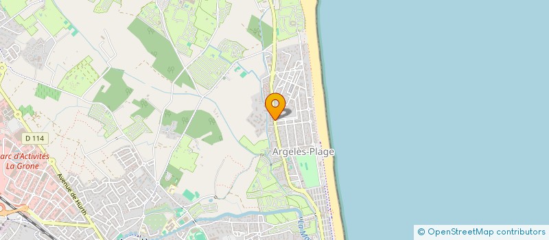 localisation de l'entreprise MADAME ANNIE GYSELINCK à ARGELES-SUR-MER