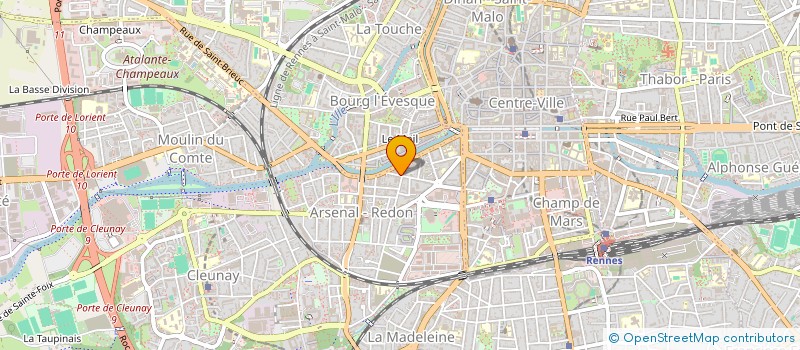 localisation de l'entreprise MADAME ANNIE HAMON à RENNES