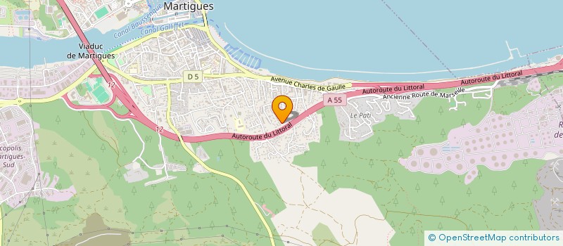 localisation de l'entreprise MADAME ANNIE HARDY à MARTIGUES