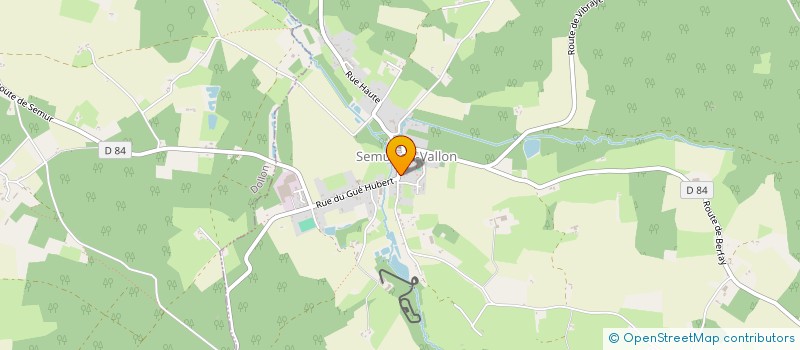 localisation de l'entreprise MADAME ANNIE HEBERT  SEMUR-EN-VALLON