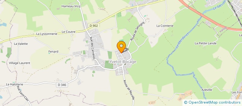 localisation de l'entreprise MADAME ANNIE HEC  YVETOT-BOCAGE