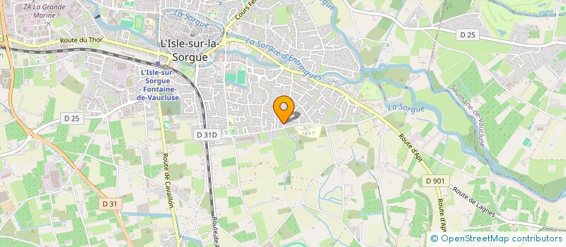 localisation de l'entreprise MADAME ANNIE HECKMANN à L'ISLE-SUR-LA-SORGUE