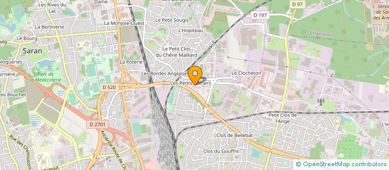localisation de l'entreprise MADAME ANNIE HENONIN  SARAN
