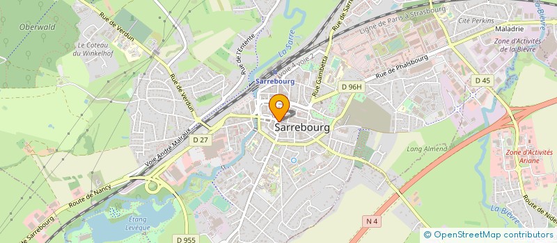 localisation de l'entreprise MADAME ANNIE HERCZ  SARREBOURG