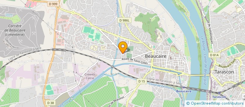 localisation de l'entreprise MADAME ANNIE HIDALGO DIAZ  BEAUCAIRE