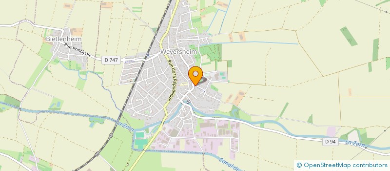 localisation de l'entreprise MADAME ANNIE HILD  WEYERSHEIM