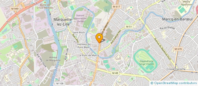 localisation de l'entreprise MADAME ANNIE HORNAIN à MARCQ-EN-BARŒUL