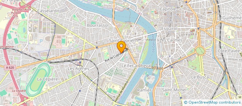 localisation de l'entreprise MADAME ANNIE HOROSZEZAC à TOULOUSE