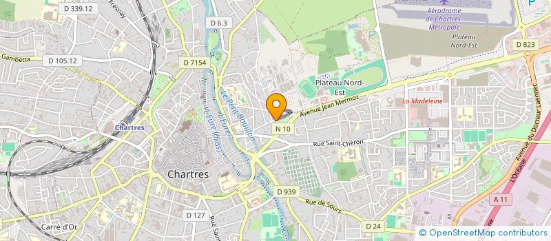 localisation de l'entreprise MADAME ANNIE HOUARD  CHARTRES