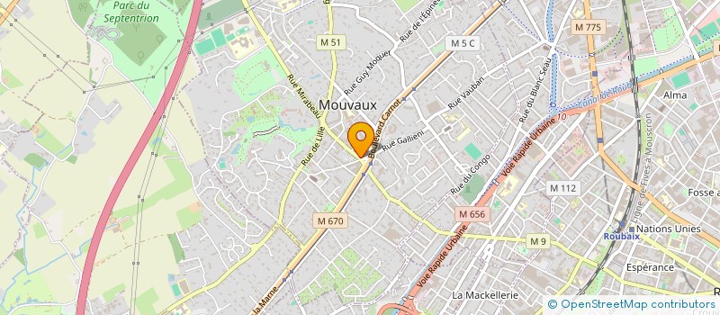 localisation de l'entreprise MADAME ANNIE HUCHETTE à MOUVAUX