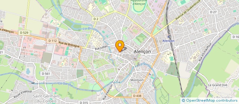 localisation de l'entreprise MADAME ANNIE HUET à ALENCON