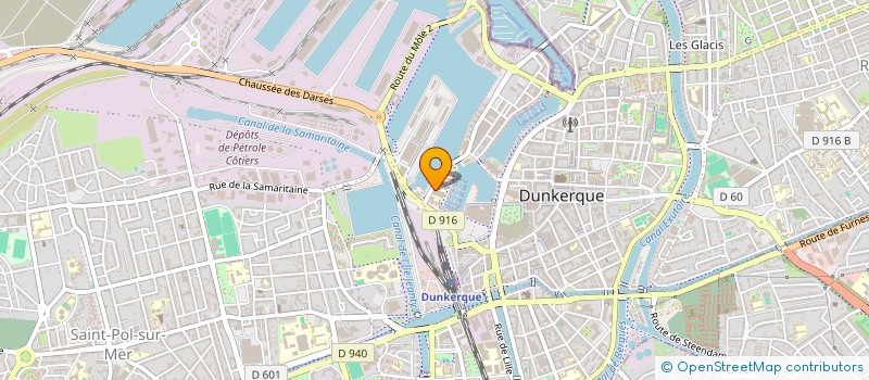 localisation de l'entreprise MADAME ANNIE HULO à DUNKERQUE