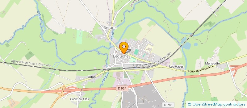 localisation de l'entreprise MADAME ANNIE HUMEL à ECOUCHE-LES-VALLEES