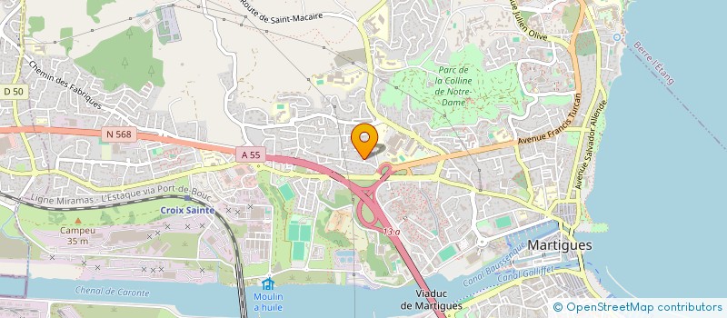 localisation de l'entreprise MADAME ANNIE HUYNH HUA  MARTIGUES