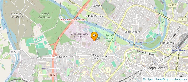 localisation de l'entreprise MADAME ANNIE ISSE à ANGOULEME