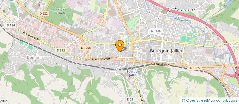 localisation de l'entreprise MADAME ANNIE JACQUIER à BOURGOIN-JALLIEU