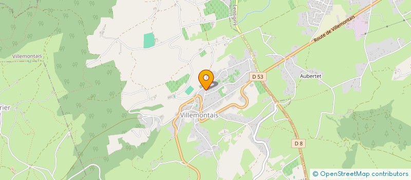 localisation de l'entreprise MADAME ANNIE JEANNE MASSACRIER  VILLEMONTAIS