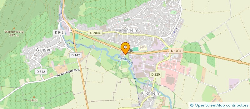 localisation de l'entreprise MADAME ANNIE JEHL  ODRATZHEIM