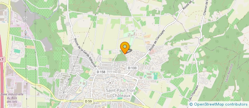 localisation de l'entreprise MADAME ANNIE JOLY  SAINT-PAUL-TROIS-CHATEAUX