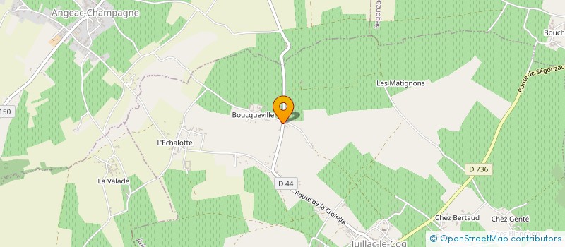 localisation de l'entreprise MADAME ANNIE JOUGIER à JUILLAC-LE-COQ