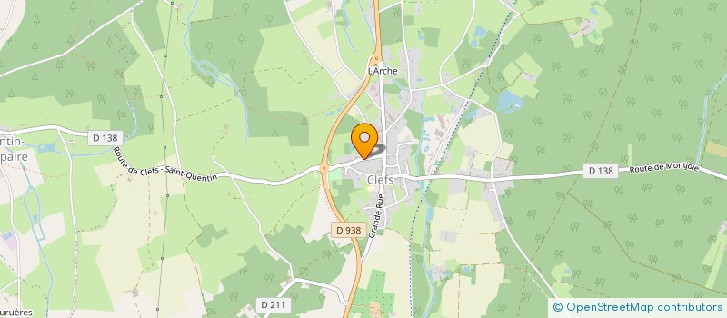 localisation de l'entreprise MADAME ANNIE JOUSSAUME  BAUGE-EN-ANJOU