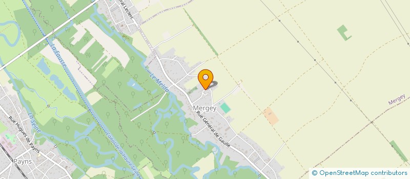 localisation de l'entreprise MADAME ANNIE JUILLET  MERGEY